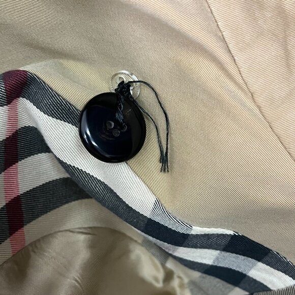 Burberry Mid-length Beige Cotton Trench Coat Women - Picture 5 of 9